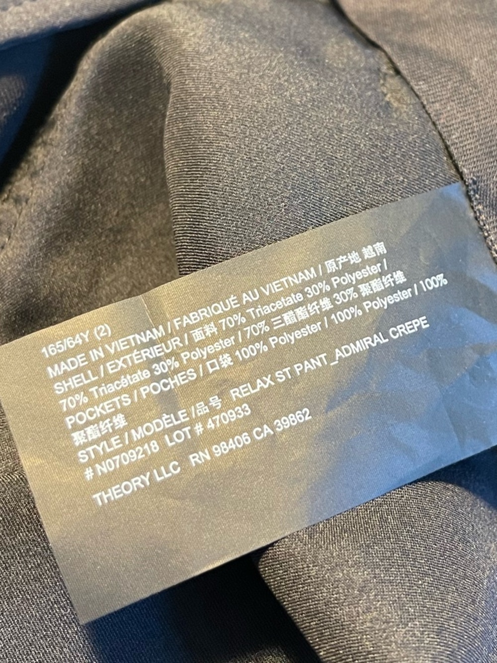 Theory Admiral Crepe Pants - Picture 7 of 7